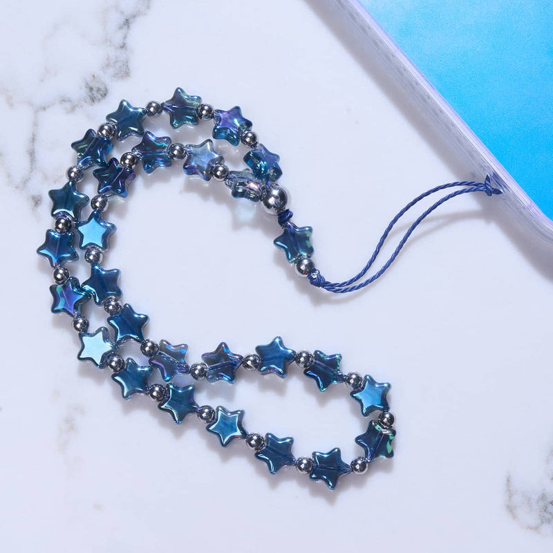 Aurores boréales | Verre étoilé | Breloque pour téléphone