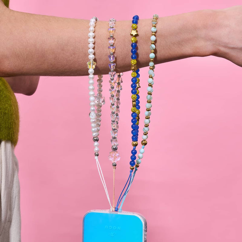 Starry Night | Blue x Gold | Phone Charm Strap