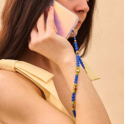 Nuit étoilée | Bleu x Or | Breloque pour téléphone