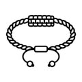 Hand-Woven Macrame Bracelet