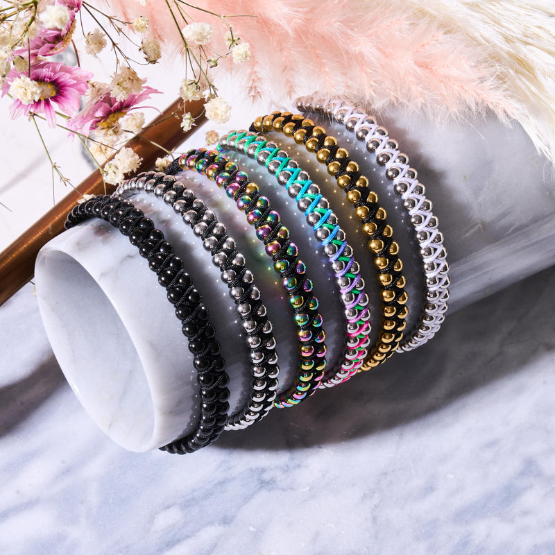 Argent | Blanc | Bracelet Mini Vitalité