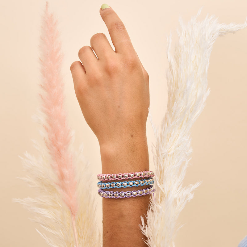 Sky Blue x Silver | Catena Links Bracelet