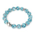 Bracelet Kikiballa en cristal de luxe avec confettis turquoise