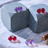 Violet cosmique | Argent sterling .925 | Boucles d'Oreilles Verre Galaxie
