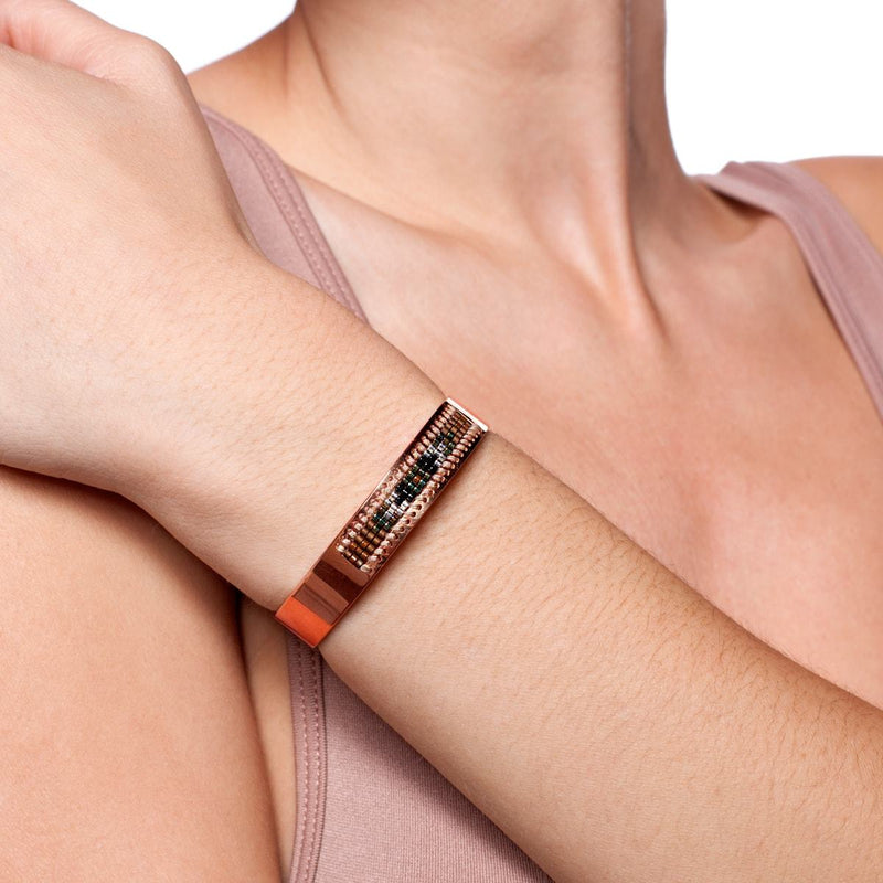 Collines vallonnées | Or rose 18 carats | Bracelet bohème