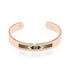 Rolling Hills | 18k Rose Gold | Boho Bangle
