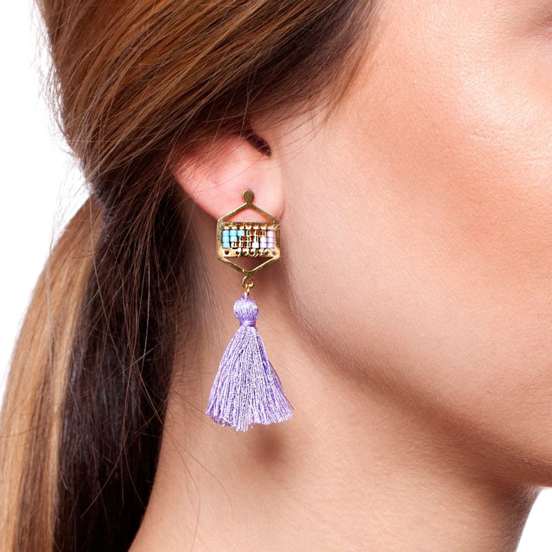 Laguna Niguel | 18k Gold | Boho Fringe Earrings
