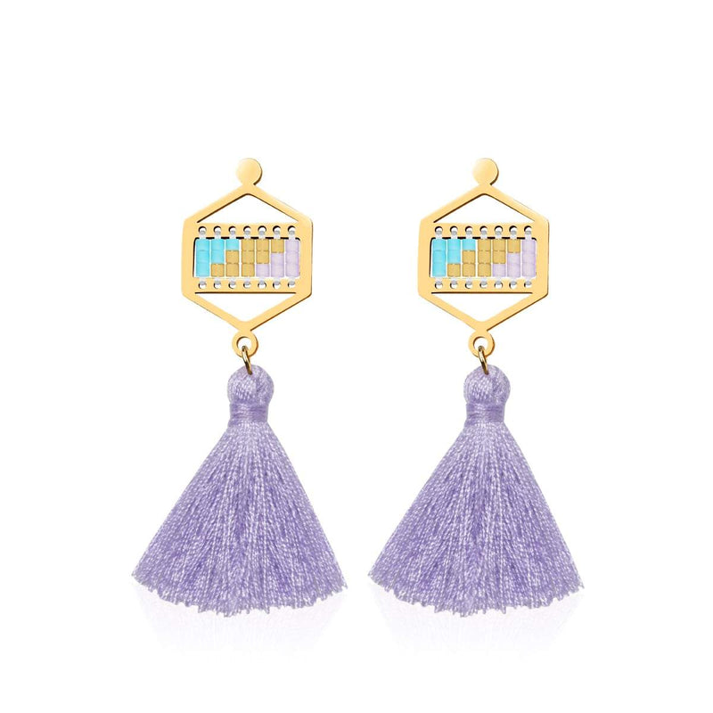 Laguna Niguel | 18k Gold | Boho Fringe Earrings