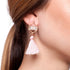 Monterrey | Or rose 18 carats | Boucles d'oreilles à franges Boho