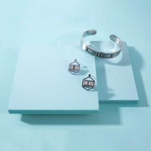 Plage de Newport | Argent | Boucles d'oreilles bohèmes