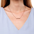 Minimaliste | Or rose 18 carats | Collier
