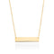 Bar minimaliste | Or 18 carats | Collier doré