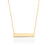 Minimalist Bar | 18k Gold | Gilded Necklace