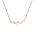 Mère | Or rose 18 carats | Collier