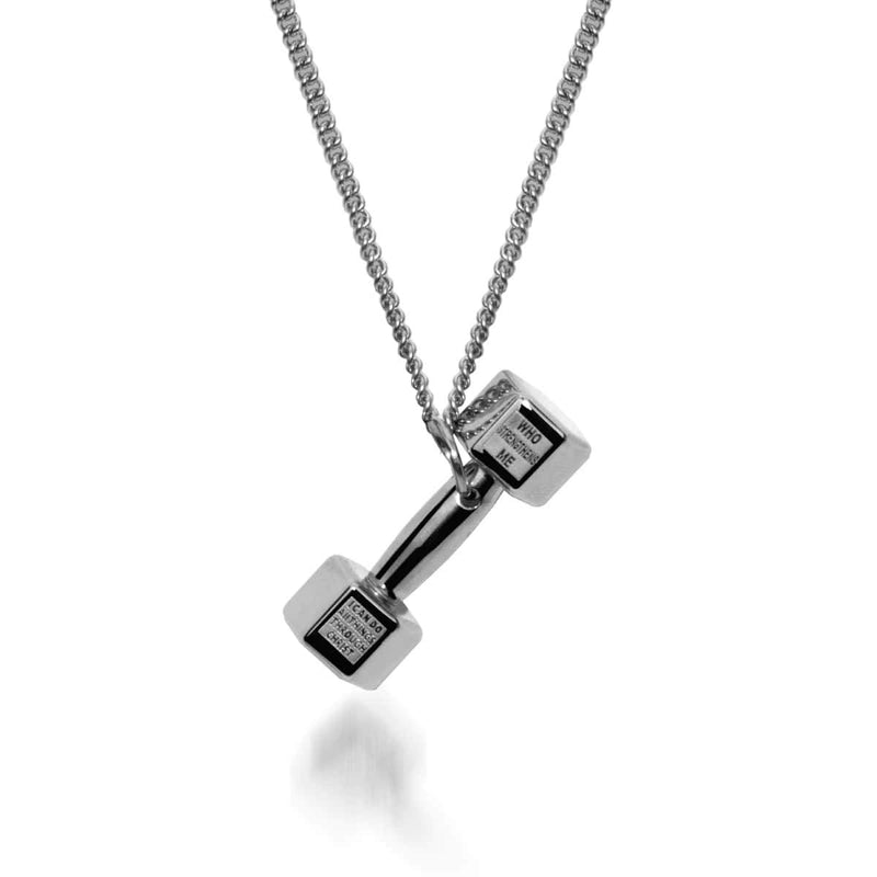 Force dans la foi | Argent | Collier de remise en forme