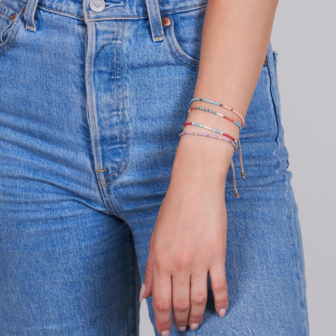 Mallorca | Japanese Miyuki Seed Bead | Stranded Bracelets