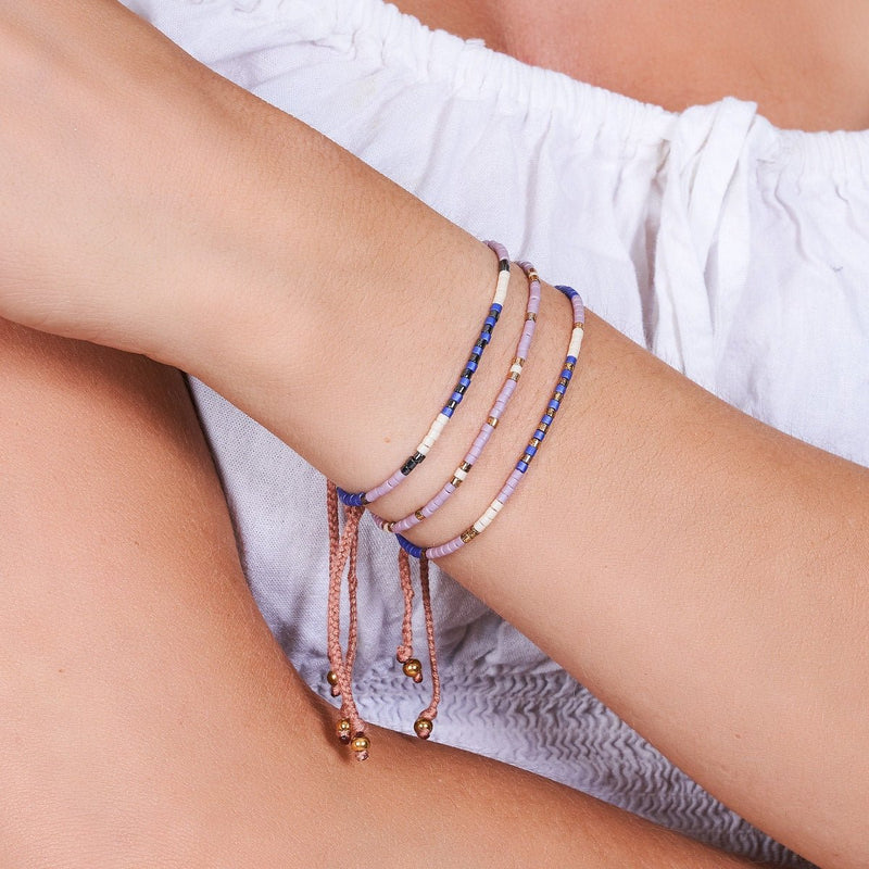 Mykonos | Japanese Miyuki Seed Bead | Stranded Bracelets