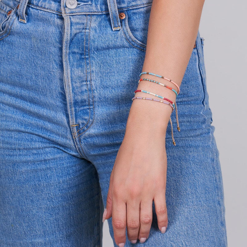 Santorin | Perle de rocaille japonaise Miyuki | Bracelets échoués