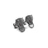 Panthera by Keysi Sayago | Gunmetal | Cubic Zirconia Crystal Earrings