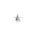 Anneau de dent de requin par Lauren Howe | Argent sterling .925 | Cristal