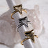 Shark Tooth Ring by Lauren Howe | .925 Sterling Silver | Crystal
