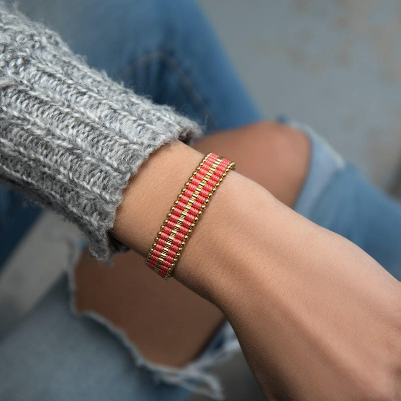 Corail | Or 18 carats | Bracelet Amici