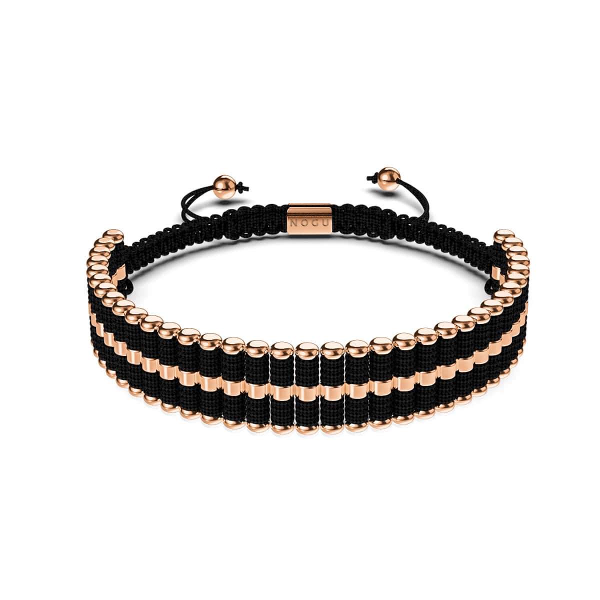 Black | 18k Rose Gold | Amici Bracelet
