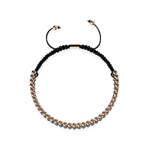 Black | 18k Rose Gold | Amici Bracelet