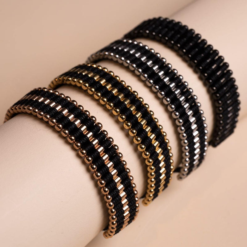 Bracelet Amici | Noir | Bronze