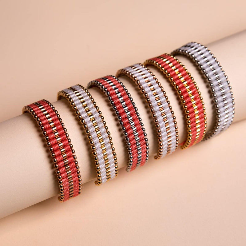 Corail | Argent | Bracelet Amici