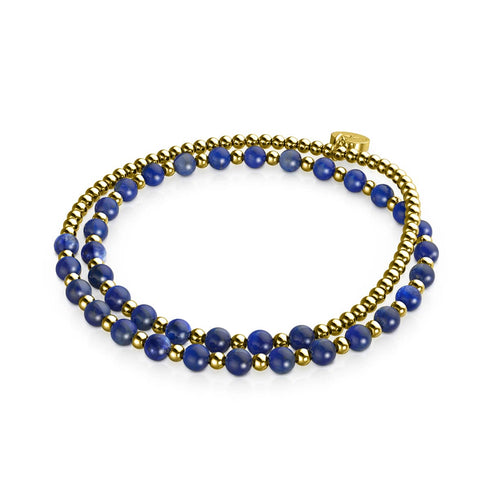 Lapis x Gold | Boho Gem Wrap
