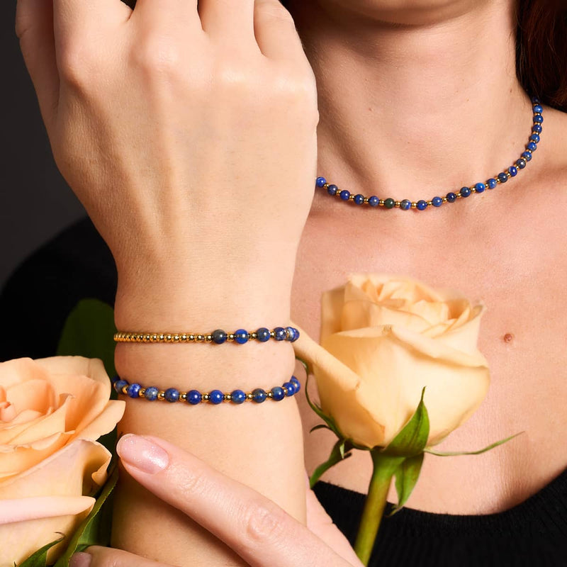 Lapis x Gold | Boho Gem Wrap