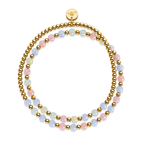 Morganite x Or Rose | Enveloppe de pierres précieuses Boho