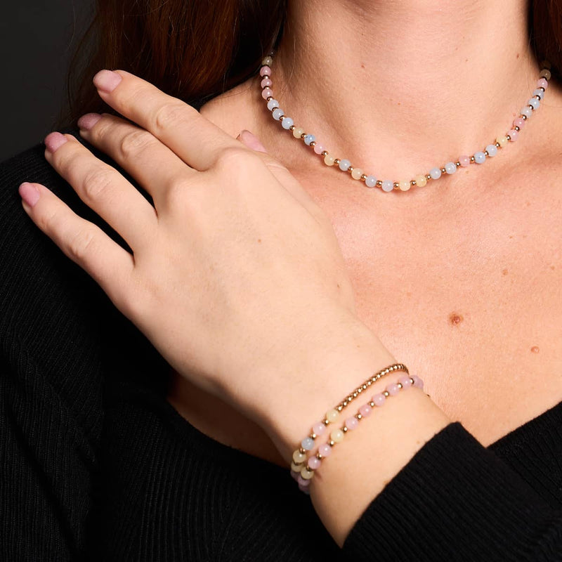 Morganite x Rose Gold | Boho Gem Wrap
