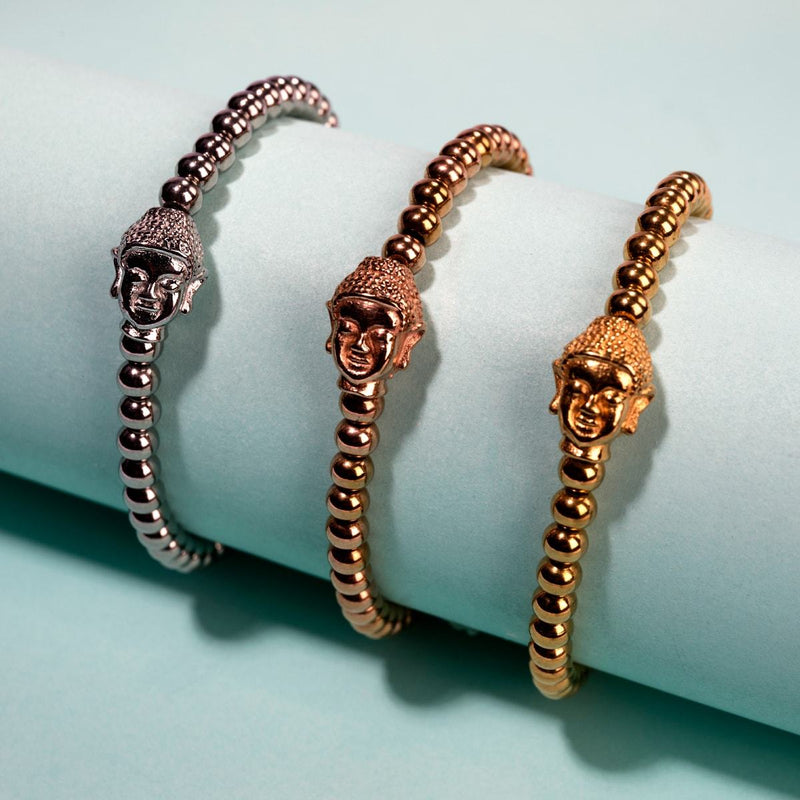 Dharma | Or 18 carats | Bracelet à breloques Bouddha