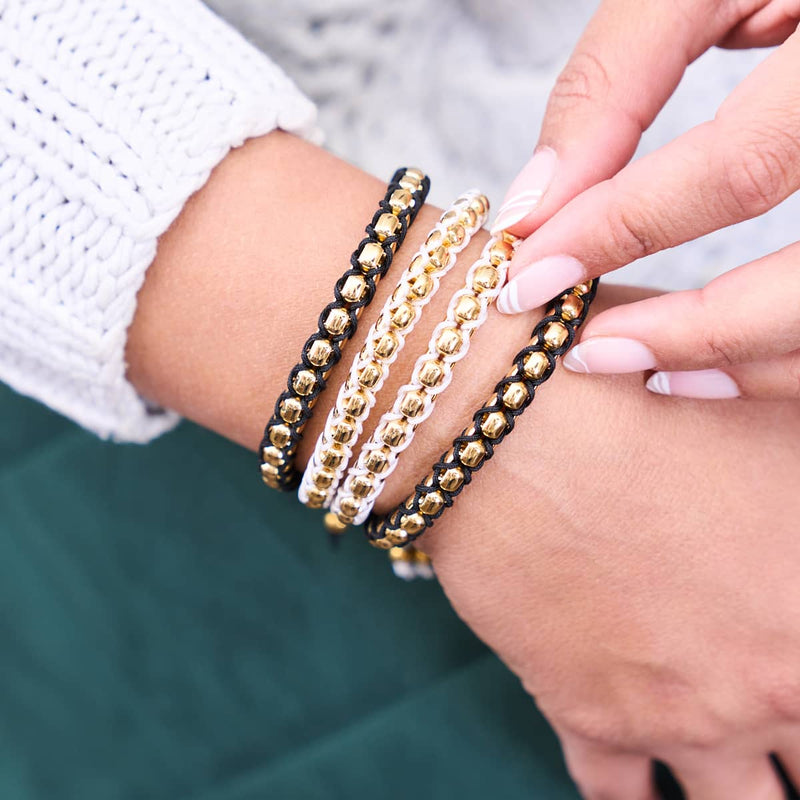 Noir x Or | Bracelet Maillons Catena