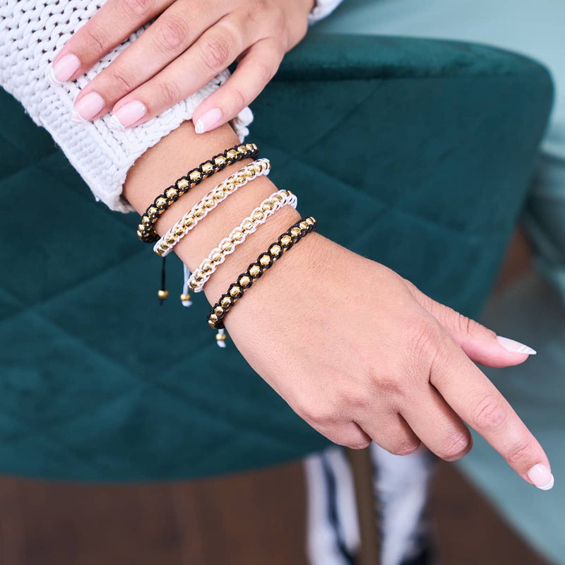 Noir x Or | Bracelet Maillons Catena