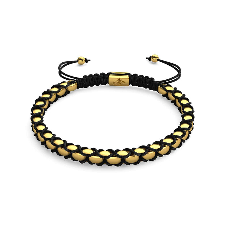 Noir x Or | Bracelet Maillons Catena