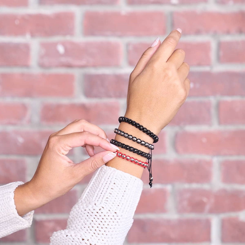 Noir x Argent | Bracelet Maillons Catena