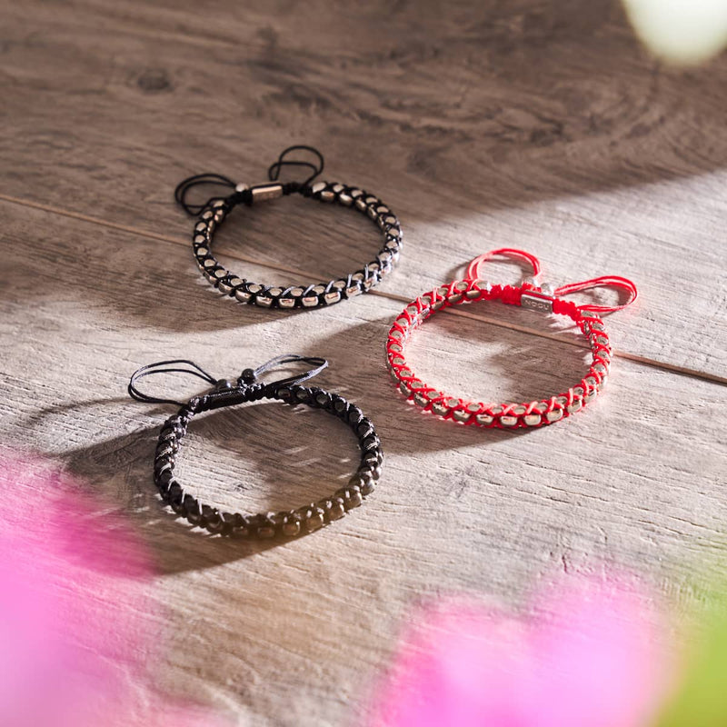 Noir x Argent | Bracelet Maillons Catena