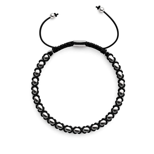 Noir x Argent | Bracelet Maillons Catena