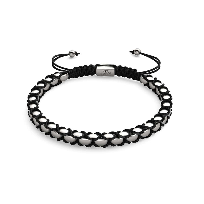Noir x Argent | Bracelet Maillons Catena