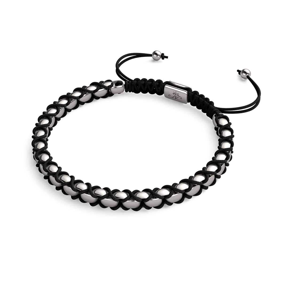Noir x Argent | Bracelet Maillons Catena