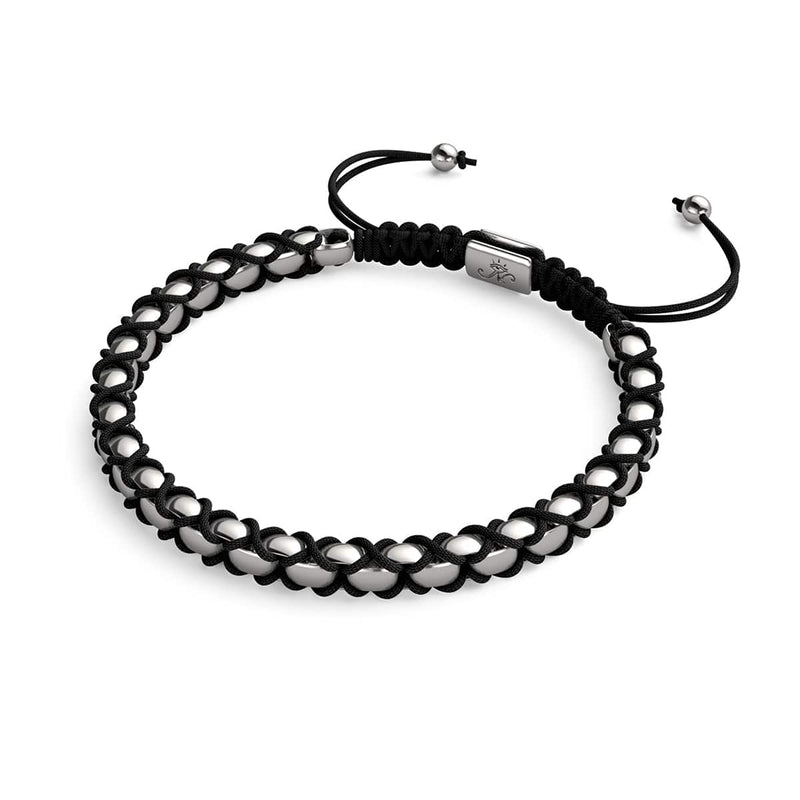 Noir x Argent | Bracelet Maillons Catena