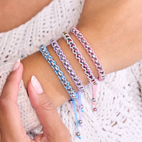 Bubblegum x Argent | Bracelet Maillons Catena