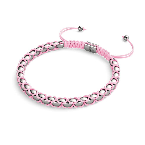 Bubblegum x Argent | Bracelet Maillons Catena