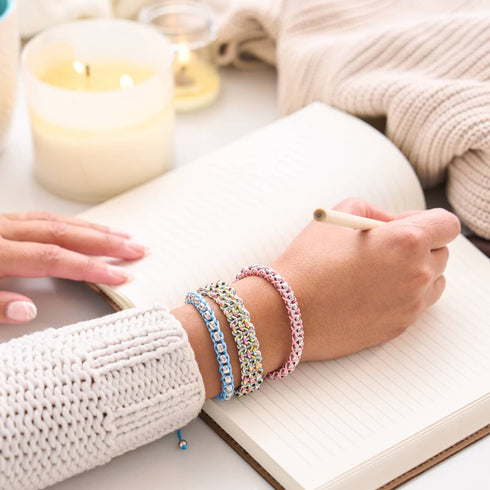 Bubblegum x Argent | Bracelet Maillons Catena
