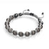 Charbon | Argent | Bracelet Cheshire Glass Charmballa