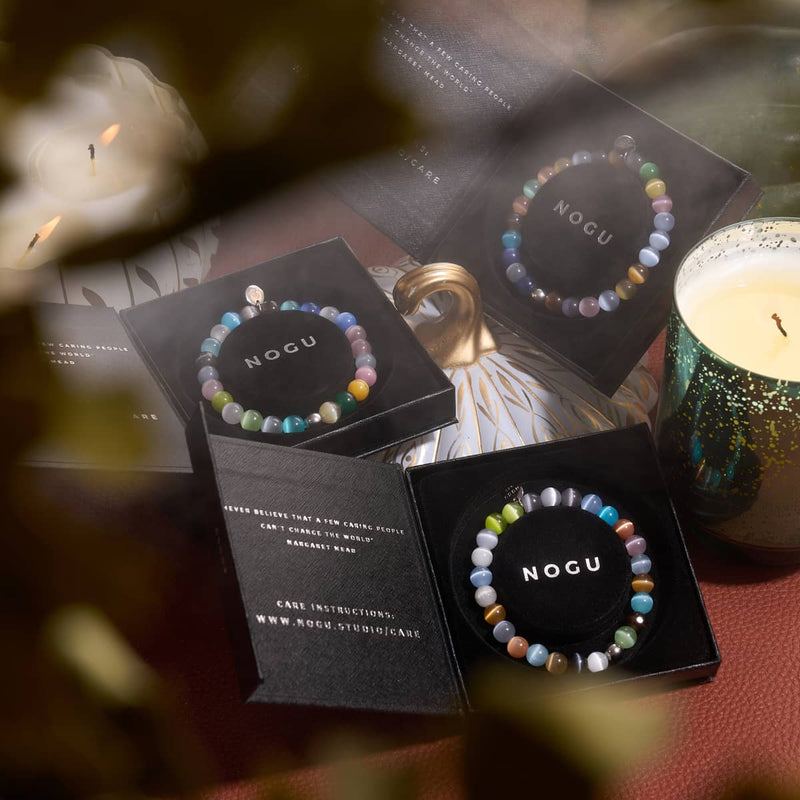 Cheshire Forest | .925 Sterling Silver | Cheshire Glass Bracelet