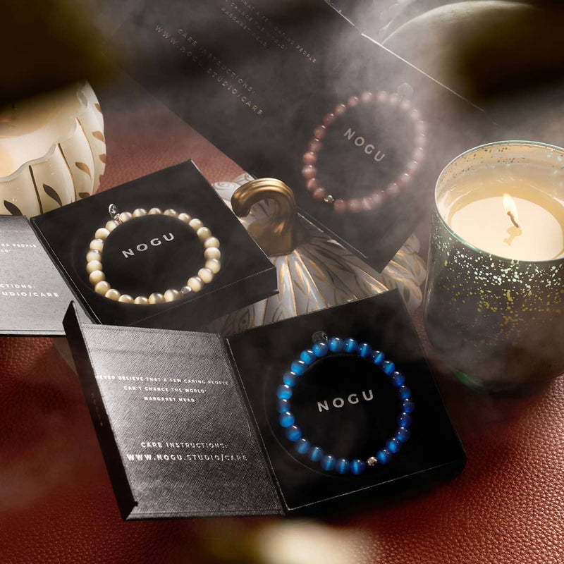 Buvez-moi Potion | Argent sterling .925 | Bracelet en verre du Cheshire